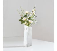 Vaso moderno in ceramica con faccia Vaso per fiori Composizioni floreali Vaso