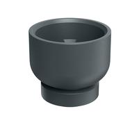 Vaso Molta Base rotonda grafite Ø40x33