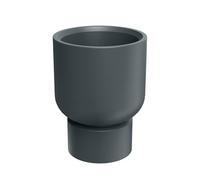 Vaso Molta Base rotonda MIDL grafite Ø40x51