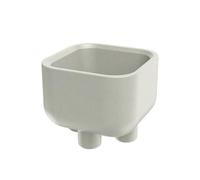 Vaso Molta Square Foot Sabbia Ø48x39