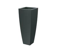 Vaso Mooda Square HIGH granito grafite Ø40x100