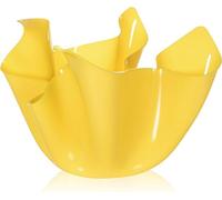 Vaso, Centrotavola, Forma Iconica in Plexiglass BIG Linea Drappeggi D'AUTORE , 45x45x h 29 cm - 0,5 kg Colore Giallo giallo