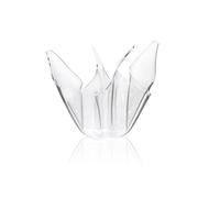 Vaso MULTIUSO Linea Drappeggi in plexiglass Trasparente Drappeggiato a Mano