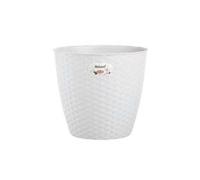 Vaso Natural Bianco Ø 19 mm cm 19 CMX17,5H. 3 l Stefanplast 4 Pezzi