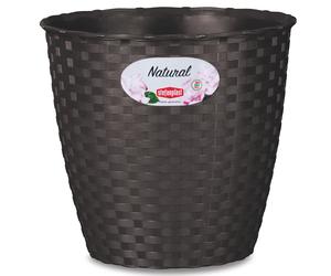 Vaso Natural Stefanplast Da Interno/Esterno Ø 24 cm Moka Stefanplast Vasi per pi