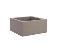 Vaso Nicoli Minos, 60x60x22,5 cm di altezza, in resina.