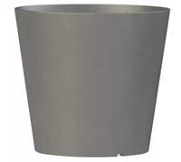 VASO OCTAVIA CM.30 CON RISERVA D'ACQUA COLORE STEEL GREY PLASTECNIC