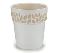 Vaso Cloe Con Riserva Diametro Cm 25 Bianco Beige Stefanplast