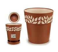 Vaso Opera Cloe 25x25 Terra Vaniglia stefanplas