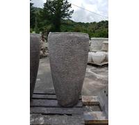 VASO ORCIO A CONO FIORIERA PER PIANTE DA GIARDINO ESTERNO IN CEMENTO MARMO 100CM