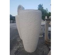 VASO ORCIO A CONO FIORIERA PER PIANTE DA GIARDINO ESTERNO IN CEMENTO MARMO 100CM