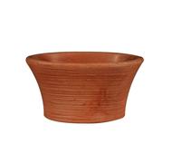 Vaso ovale in resina Narciso 45 cm.