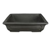 Vaso per bonsai Giapponese Morrisan rettangolare in gres 17x11,5x5,5 cm - B20-5