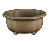 Vaso per bonsai ovale (forma mokko) in gres 38x33x16 cm - SM002a