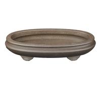 Vaso per bonsai ovale in gres 21,5x10x3,5 cm - 2952