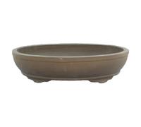 Vaso per bonsai ovale in gres 45,5x33x7 cm - GL2b