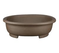 Vaso per bonsai ovale in gres 45x37,5x10,5 cm - BL1b