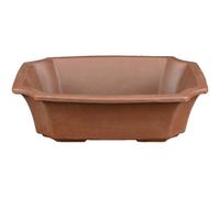 Vaso per bonsai rettangolare in gres 17,5x14x5 cm - YM51