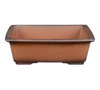 Vaso per bonsai rettangolare in gres 18,5x14x5,5 cm - ZX108
