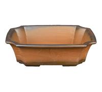 Vaso per bonsai rettangolare in gres 19x14,5x5 cm - ZX96