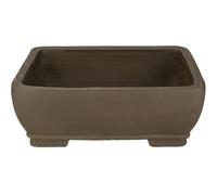 Vaso per bonsai rettangolare in gres 26x18x8 cm - 2926b