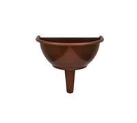 Vaso per cimitero Machx per loculi in plastica color rame cm 20x25