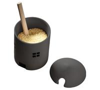 Vaso per condimento in ceramica, contenitore per condimenti con | Vasetti per condimenti per bancone della cucina, organizer per spezie