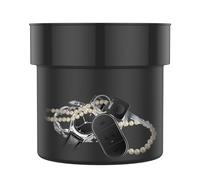 Vaso per fiori a 2 strati, con sacchetto per soldi e serratura, decorativo, segreto, nascosto, in metallo, per nascondere contanti, gioielli, chiavi, anelli, orologi