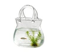 Vaso per fiori a forma di borsetta, 18,5 x 10 x 25 cm. Elegante decorazione per camera da a forma di borsa | Un bouquet di fiori come vaso di e da bere per matrimoni, C