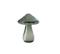 Vaso per fiori a forma di fungo, stazione di propagazione di funghi in vetro, piccoli vasi per fiori, per la decorazione della casa (verde scuro)