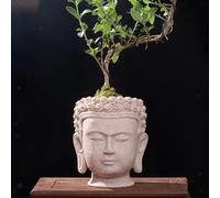 Vaso per fiori a forma di testa di Buddha, regalo per centrotavola da