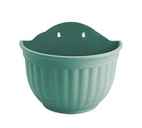 Vaso per fiori a semicerchio, per balcone e esterno, da appendere alla parete, un tipo di resina, fioriera da interni, semicerchio