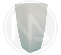 VASO PER FIORI BIANCO "HOME DESIGN QUADRO" PER CASA E GIARDINO 73367