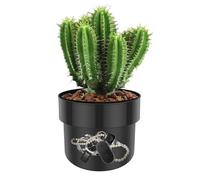 Vaso per fiori, cassaforte per denaro, contenitore a doppio strato, scatola con per soldi e serratura, per gioielli, portachiavi, orologi, oggetti di valore, monete, sicurezza a casa