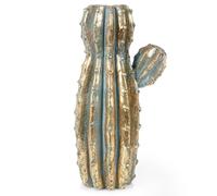 Vaso per fiori di cactus dorato, 41,5 cm