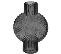 Vaso per Fiori e Decorazioni - Vaso per Arredamento Cucina e Salotto, in Vetro, 32x21.5x10.5cm, Nero