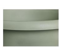 Vaso per fiori - ELHO - Amiga Round 25 - Verde - L 25 x P 24,5 x H 18 cm - Esterno - 100% riciclato