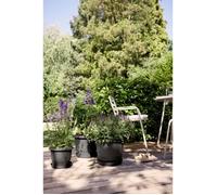 Vaso per fiori - ELHO - Amiga Round 35 - Nero - L 35 x P 34,5 x H 26 cm - Esterno - 100% riciclato