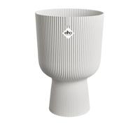 Vaso per fiori - Elho - Vibes Fold Coupe - Bianco - L 30 x P 29,5 x H 45 cm - Interno - 100% riciclato