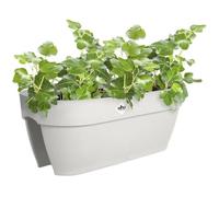 Vaso per fiori - ELHO - Vibia Campana Flower Bridge 60 - Bianco - L 26 x P 59 x H 22 cm - Balcone/Esterno - 100% riciclato