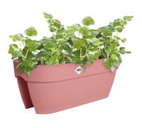 Vaso per fiori - ELHO - Vibia Campana Flower Bridge 60 - Rosa - L 26 x P 59 x H 22 cm - Balcone/Esterno - 100% riciclato