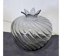 Vaso per fiori in vetro a forma di melograno, per scrivania da ufficio,