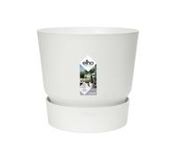 Vaso per fiori rotondo ELHO Greenville 47 - Esterno - Ø 47 x H 44,1 cm - Bianco