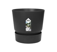 Elho Vaso Per Fiori Rotondo Elho Greenville 47 - Esterno - Ø 47 X H 44,1 Cm - Ne