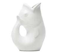 Vaso per gorgole bianco opaco | Grande brocca d'acqua o vaso di fiori | Bianco opaco Servizi per feste | Serveware per interni ed esterni | Centrotavola per sala da pranzo e tavolini da caffè