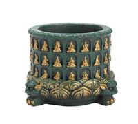Vaso per incenso Buddha - Supporto per cenere a bobina, pratica spirituale, meditazione, relax, aumenta la e la felicità, per interni ed esterni in camera da, ufficio