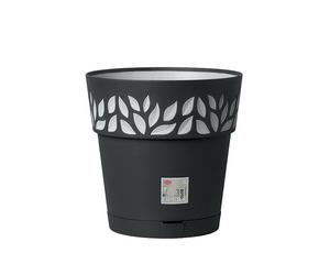 Vaso per interni ed esterni opera cloe Grigio Grafite 30 x 29 cm