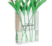 Vaso per libri trasparenti per fiori, base di fiori, vaso per libri trasparenti Vasetto per il libro per fiori Tipo di libro Tipo di libro Vaso per libri Centrale per libri Basi Decorac