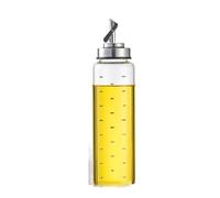 Vaso per olio da cucina in acciaio inox con rilevamento della gravità, bottiglia di olio automatica di apertura e chiusura, salsa di soia, olio di sesamo, bottiglia di aceto, bottiglia di condimento