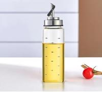 Vaso per olio da cucina in acciaio inox con rilevamento della gravità, bottiglia di olio automatica di apertura e chiusura, salsa di soia, olio di sesamo, bottiglia di aceto, bottiglia di condimento